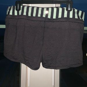 Black With Band Lululemon Shorts